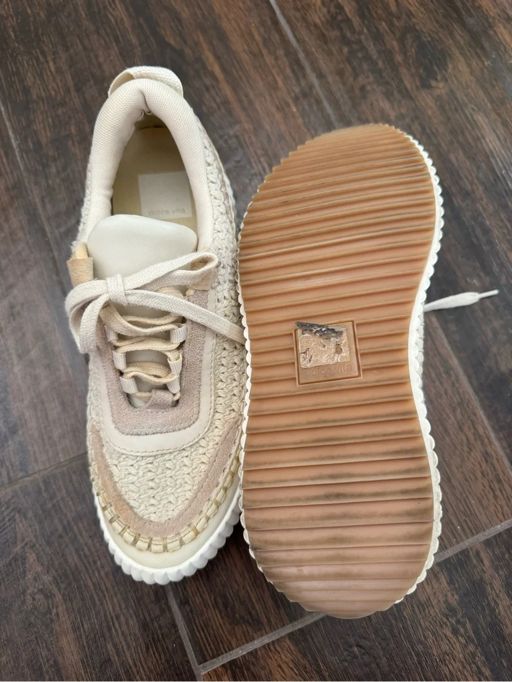 Dolce vita platform sneakers sz 8